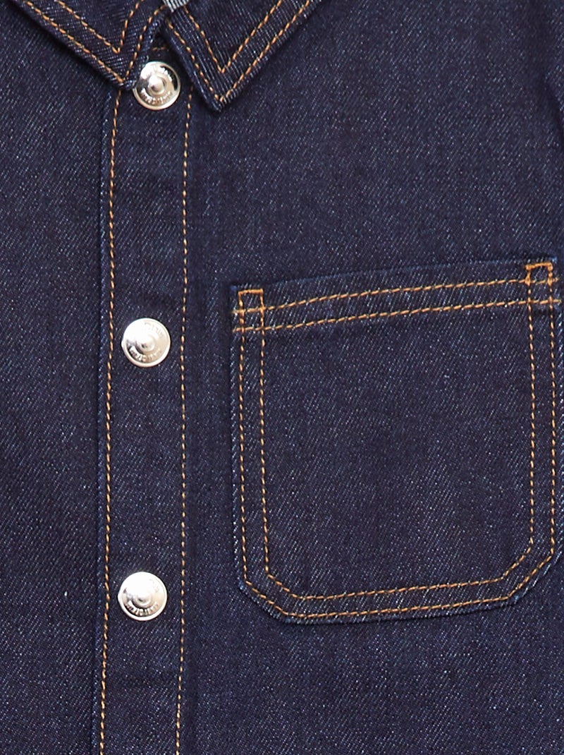 Chemise en denim à manches courtes Brut - Kiabi