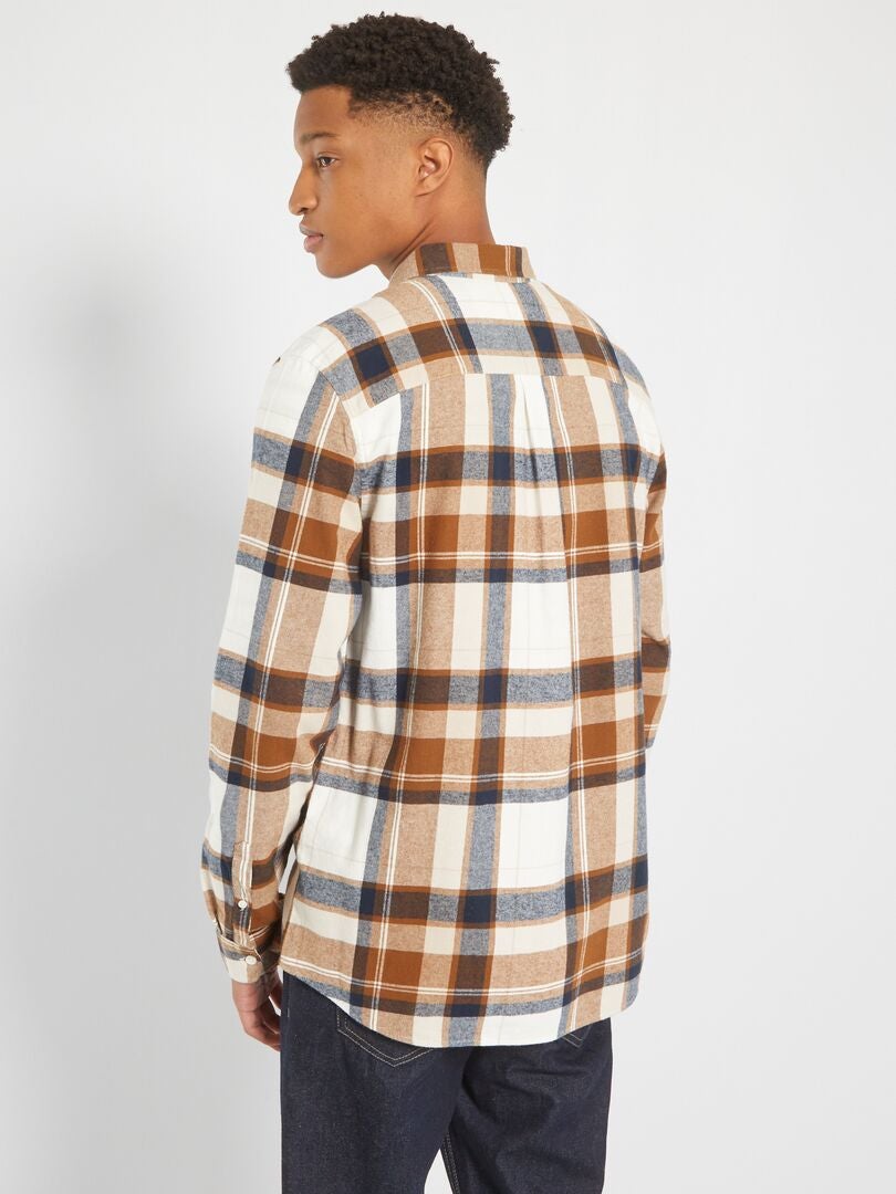 Surchemise en flanelle à carreaux PURO rouge taille L