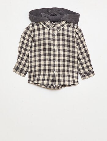Chemise en flanelle à carreaux