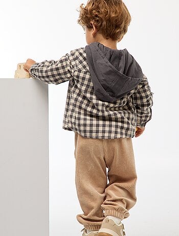 Chemise en flanelle à carreaux