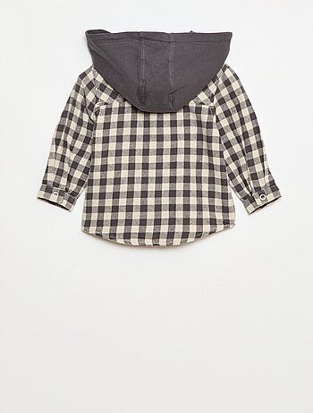 Chemise en flanelle à carreaux