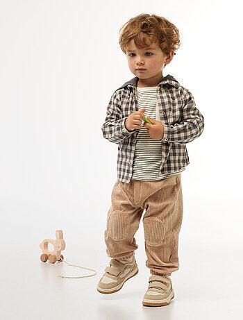 Chemise en flanelle à carreaux