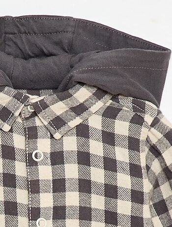 Chemise en flanelle à carreaux