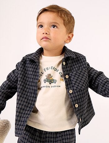 Chemise en flanelle à carreaux