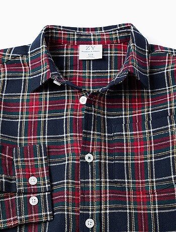 Chemise en Flanelle à Carreaux Brothers & Sisters