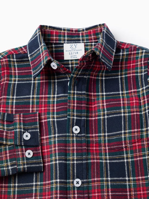 Chemise en Flanelle à Carreaux Brothers & Sisters - Kiabi