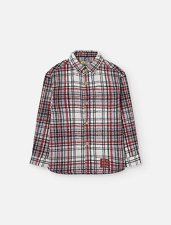 Chemise en flanelle à carreaux