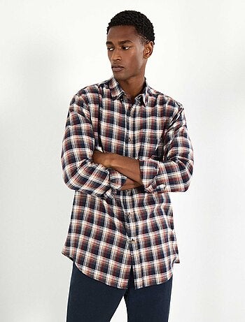 Chemise en flanelle à carreaux, MO Fashion