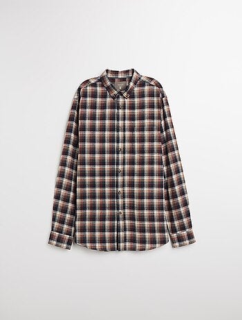Chemise en flanelle à carreaux, MO Fashion
