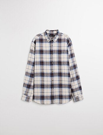 Chemise en flanelle à carreaux, MO Fashion