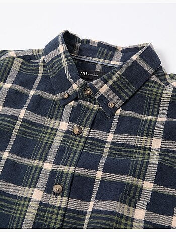 Chemise en flanelle à carreaux, MO Fashion