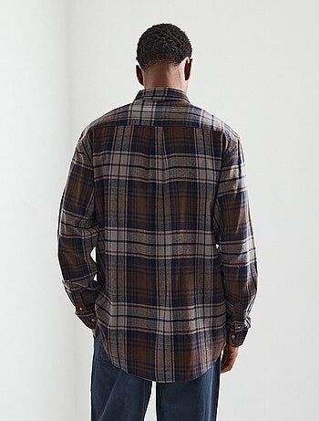 Chemise en flanelle à carreaux, MO Fashion