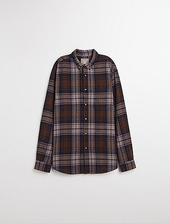 Chemise en flanelle à carreaux, MO Fashion