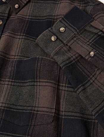 Chemise en flanelle à carreaux, MO Fashion