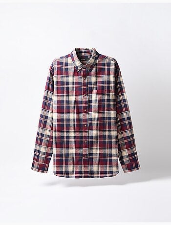 Chemise en flanelle à carreaux, MO Fashion