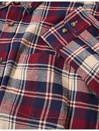 Chemise en flanelle à carreaux, MO Fashion