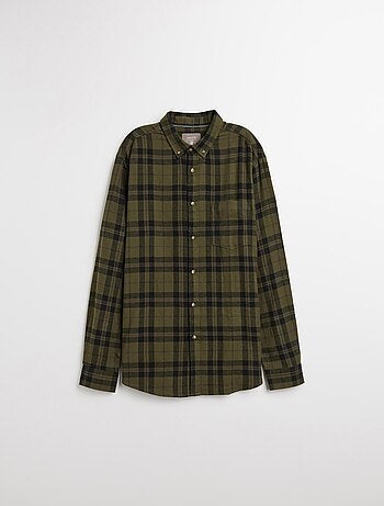Chemise en flanelle à carreaux, MO Fashion