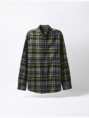 Chemise en flanelle à carreaux, MO Fashion