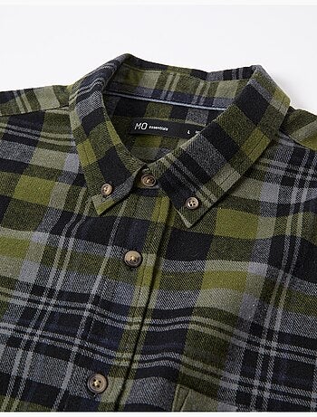 Chemise en flanelle à carreaux, MO Fashion
