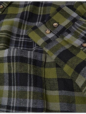 Chemise en flanelle à carreaux, MO Fashion