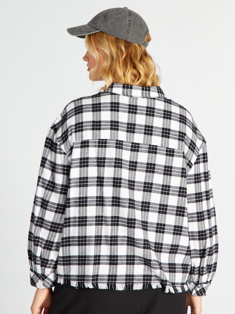 Chemise En Flanelle à Carreaux Fjall Raven - L - Rokit