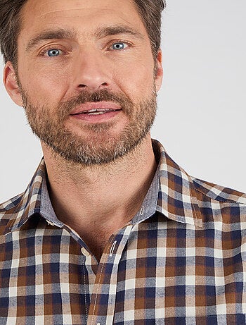 Chemise en flanelle à carreaux Thermolactyl - Damart