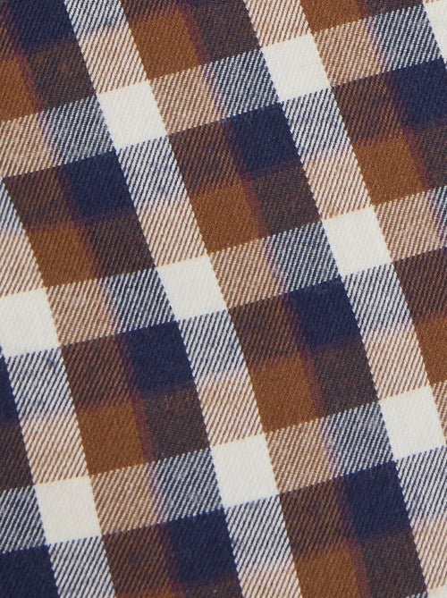 Chemise en flanelle à carreaux Thermolactyl - Damart - Kiabi