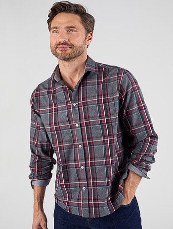 Chemise en flanelle à carreaux Thermolactyl - Damart
