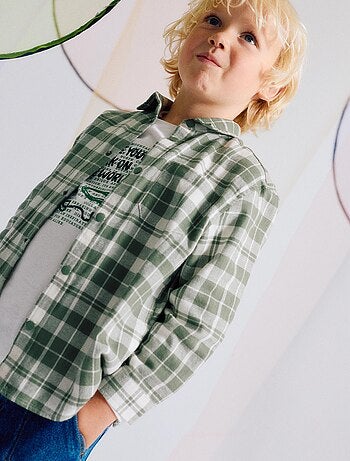 Chemise en Flanelle à Carreaux