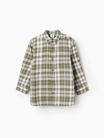 Chemise en Flanelle à Carreaux