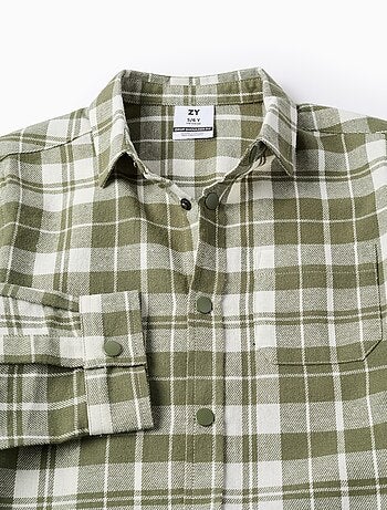 Chemise en Flanelle à Carreaux