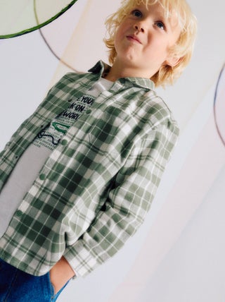 Chemise en Flanelle à Carreaux