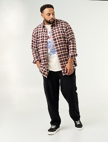 Chemise en flanelle à motif