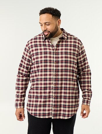 Chemise en flanelle à motif