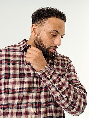 Chemise en flanelle à motif