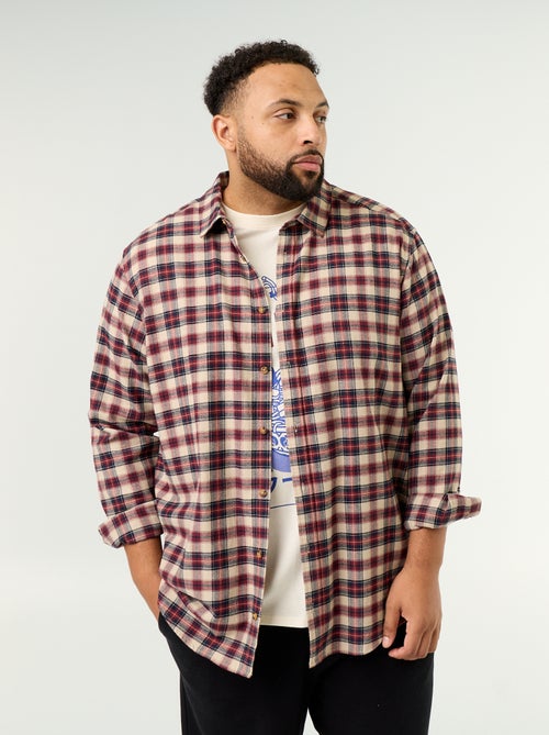 Chemise en flanelle à motif - Kiabi Chemise en flanelle à motif - Kiabi