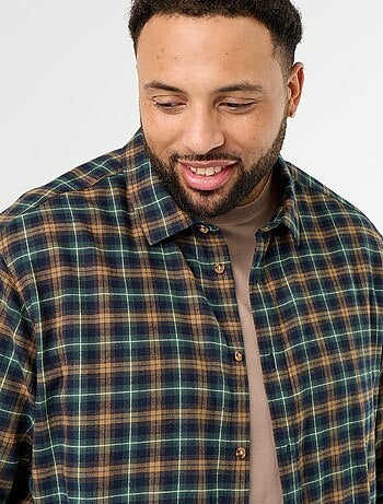 Chemise en flanelle à motif
