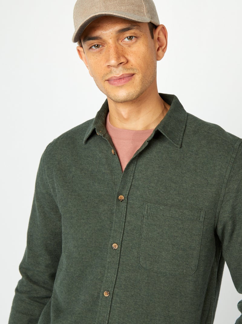 Chemise En Flanelle George Homme Taille L – Carreaux Noir Et Blanc, Neuve Avec étiquettes