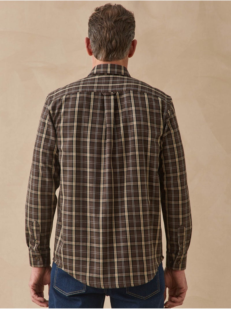 Chemise en flanelle homme - daxon Marron/Multicolore - Kiabi