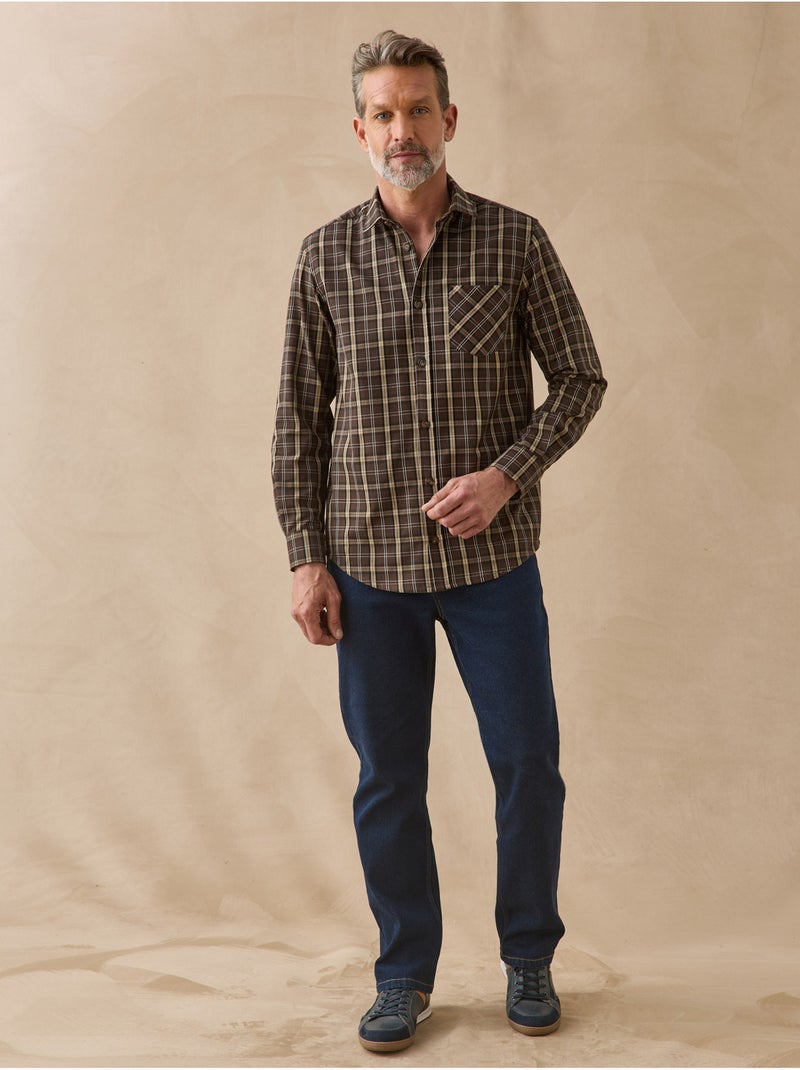 Chemise en flanelle homme - daxon Marron/Multicolore - Kiabi