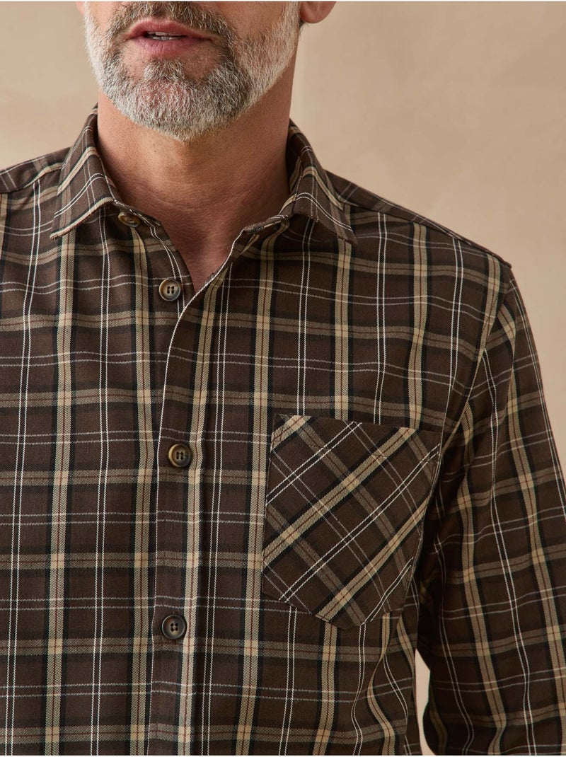 Chemise en flanelle homme - daxon Marron/Multicolore - Kiabi