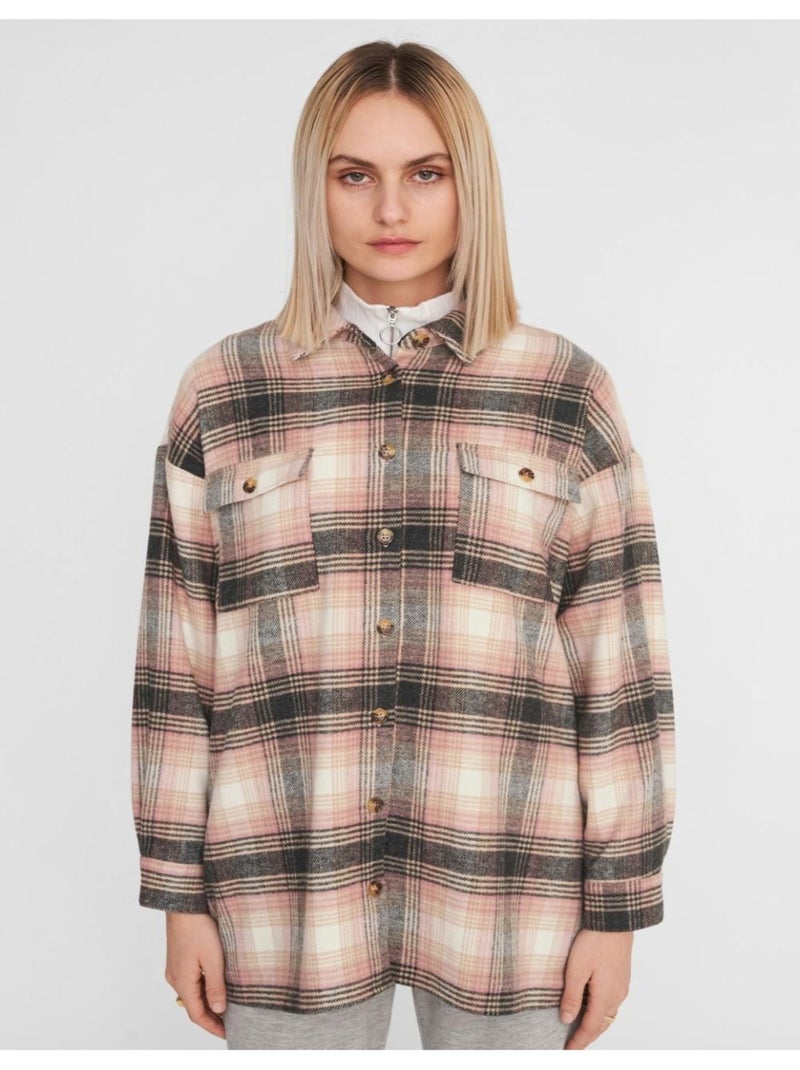 Chemise en flanelle Noisy May Rose - Kiabi