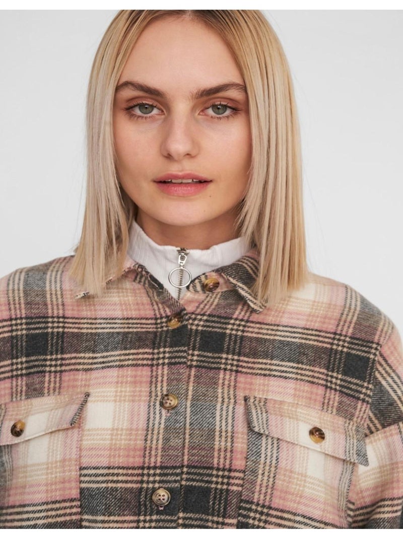 Chemise en flanelle Noisy May Rose - Kiabi