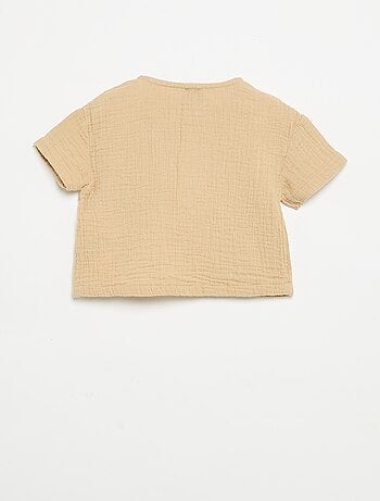 Chemise en gaze de coton