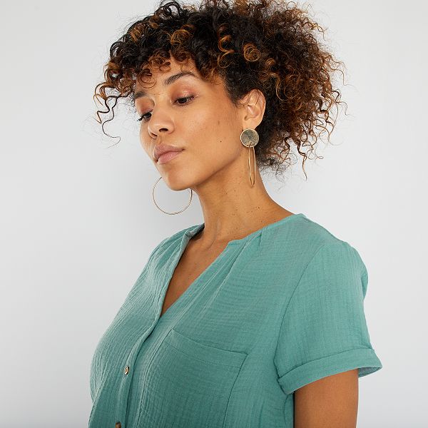 robe gaze de coton kiabi
