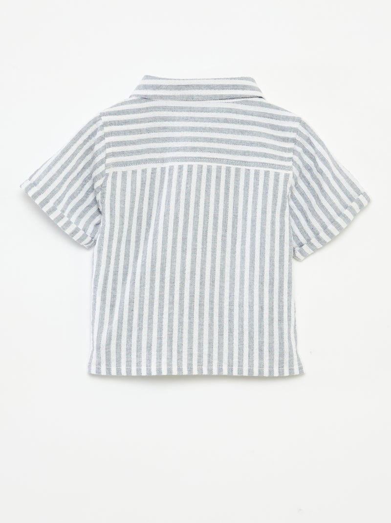 Chemise en gaze de coton 'Name it' BEIGE - Kiabi