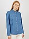     Chemise en jean à col volanté vue 3

