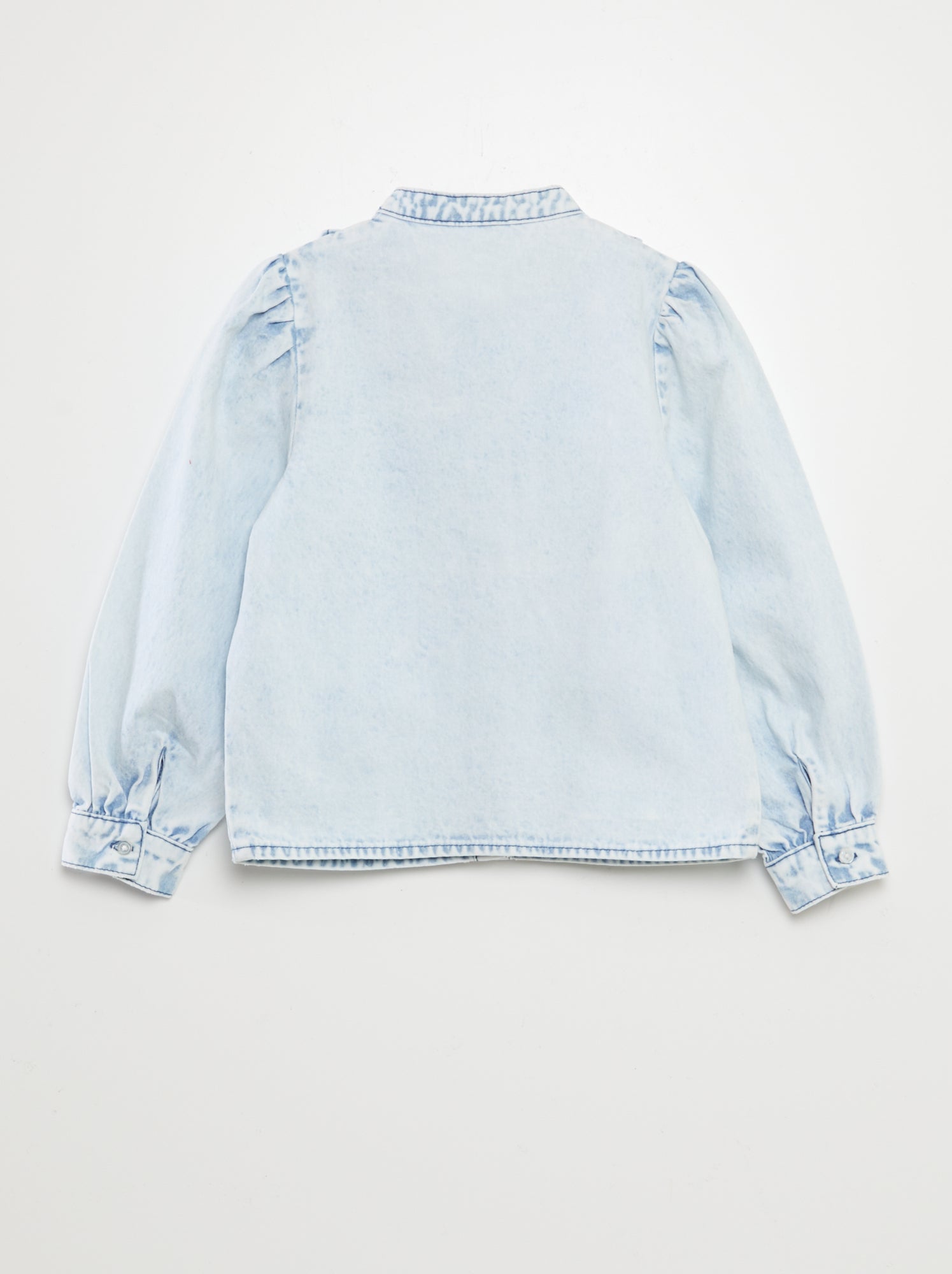 Chemise En Jean Bleu GIANI FEROTI Taille 36 - Occasion Très Bon État, Coton, Manches Courtes