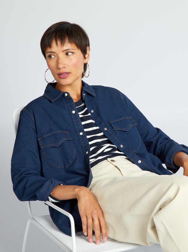 Chemise en jean Brut - Kiabi