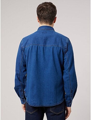 Chemise en jean confort homme 'deeluxe'